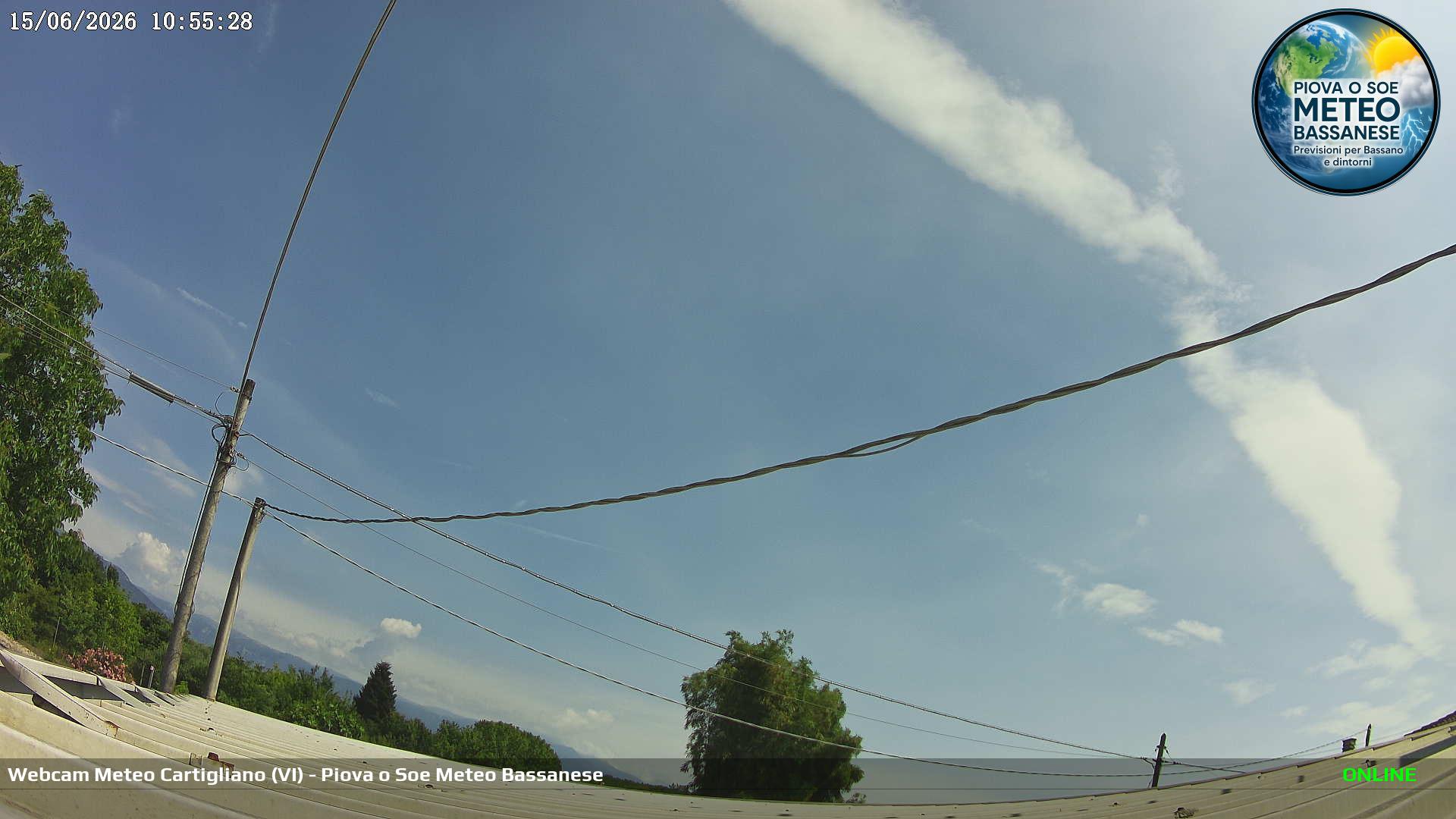 immagine della webcam nei dintorni di Montebelluna: webcam Cartigliano