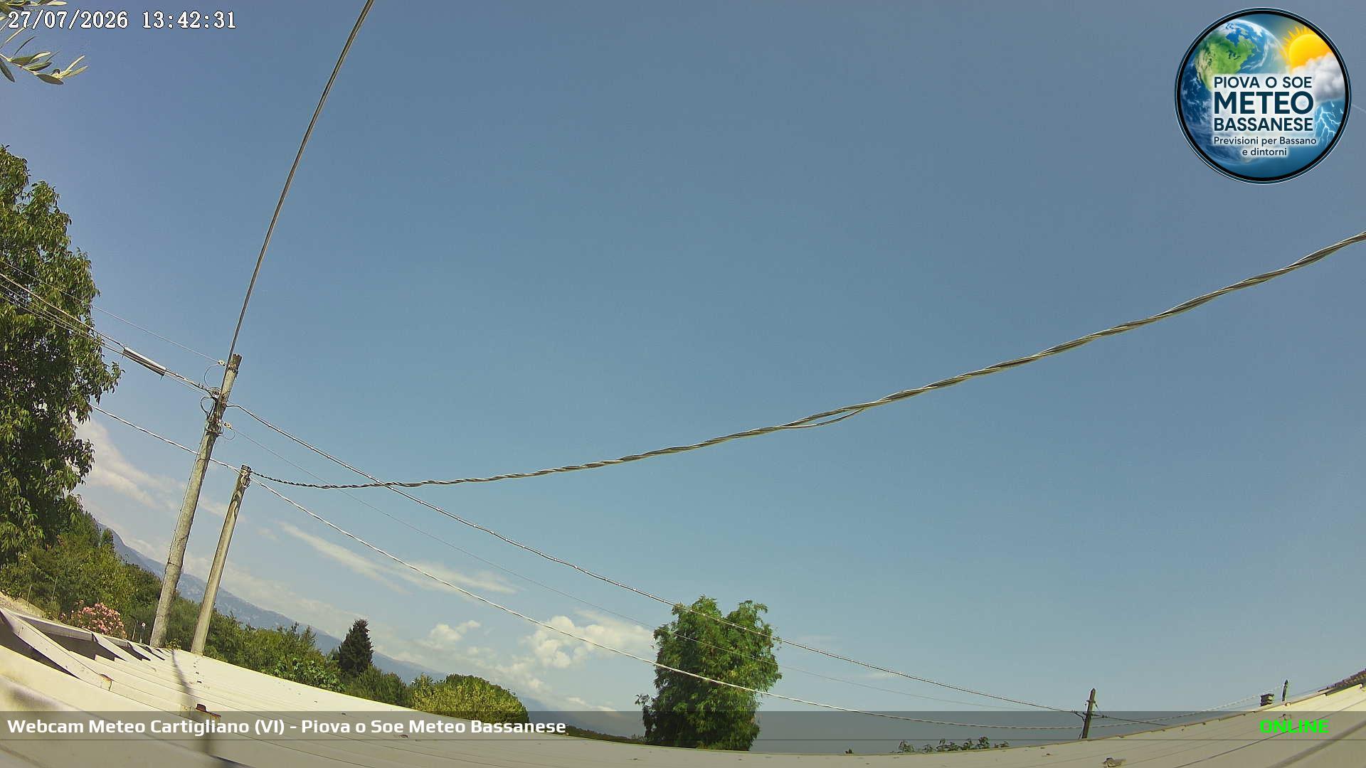 immagine della webcam nei dintorni di Montebelluna: webcam Cartigliano