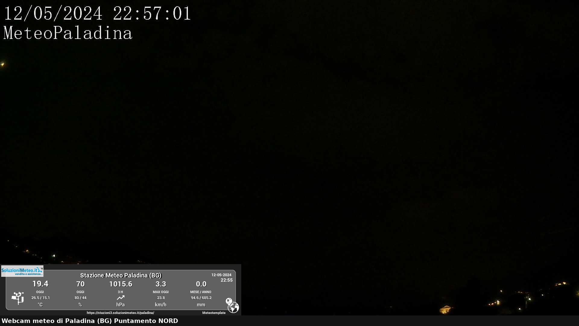 immagine della webcam nei dintorni di Albino: webcam Paladina