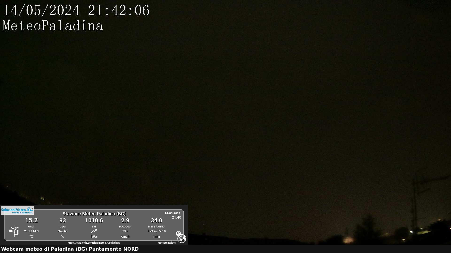immagine della webcam nei dintorni di Bergamo: webcam Paladina