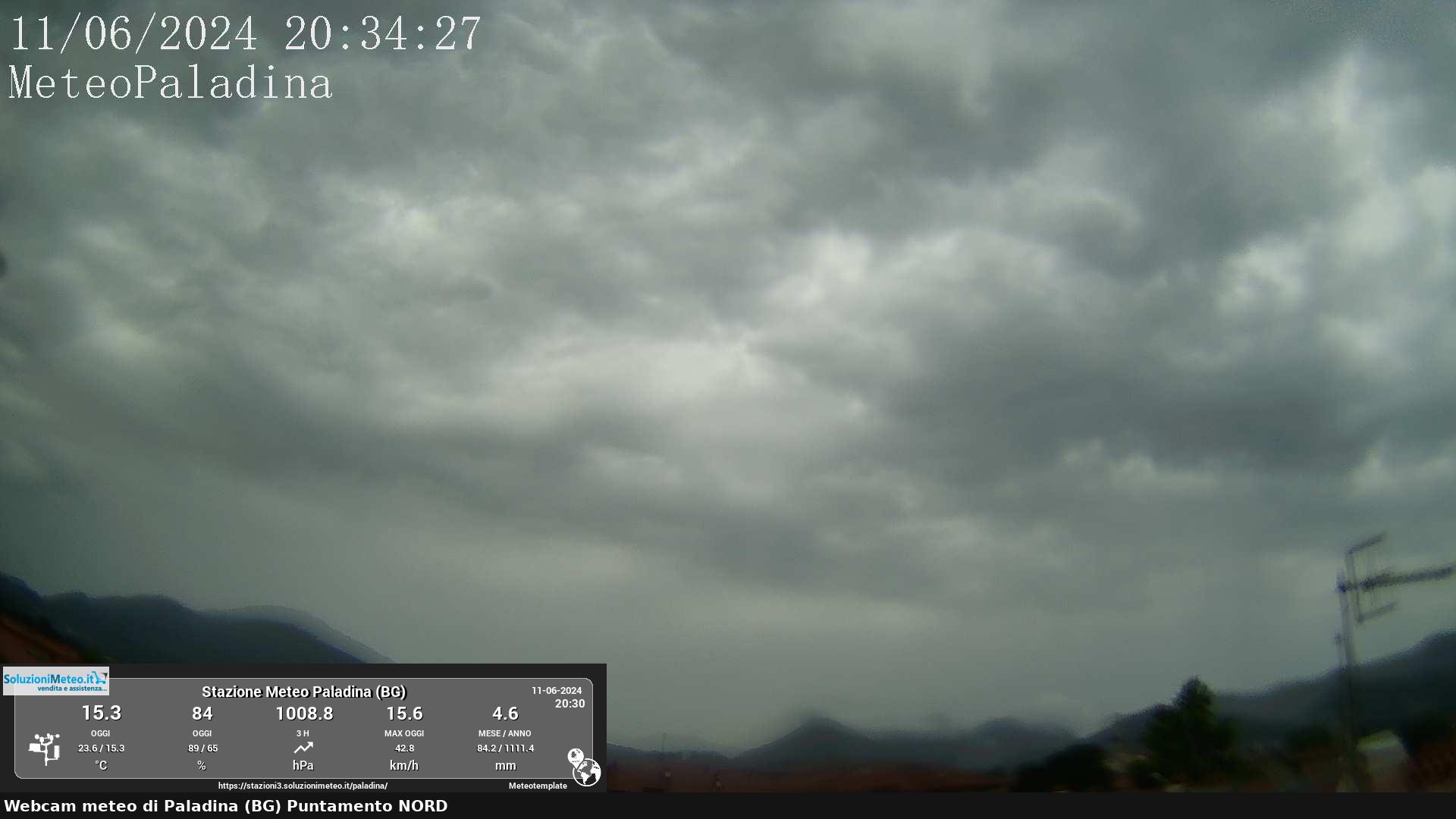 immagine della webcam nei dintorni di San Giovanni Bianco: webcam Paladina