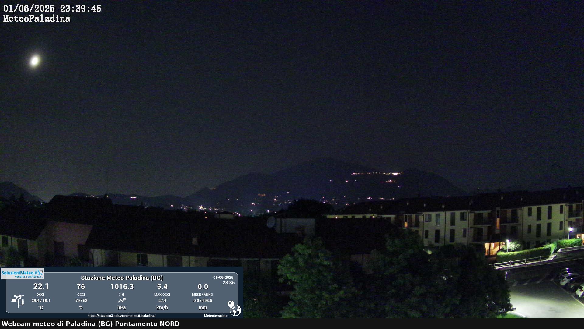 immagine della webcam nei dintorni di Bergamo: webcam Paladina