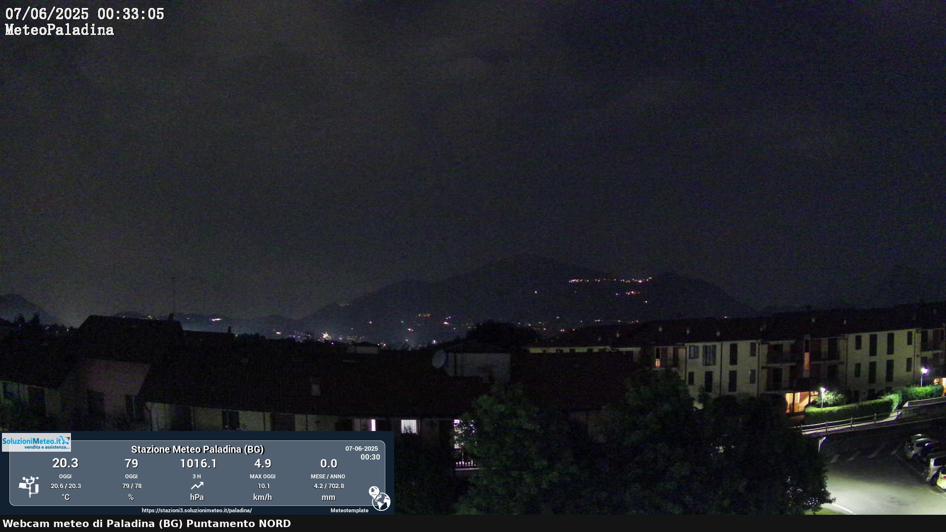 immagine della webcam nei dintorni di Palazzago: webcam Paladina