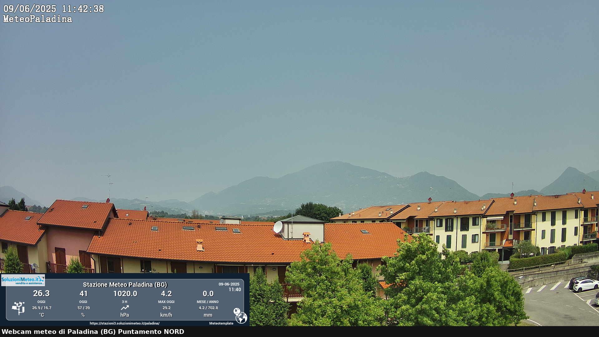 immagine della webcam nei dintorni di Almenno San Salvatore: webcam Paladina
