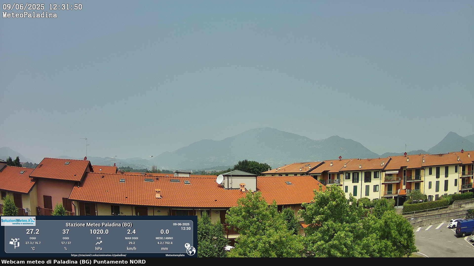immagine della webcam nei dintorni di Palazzago: webcam Paladina