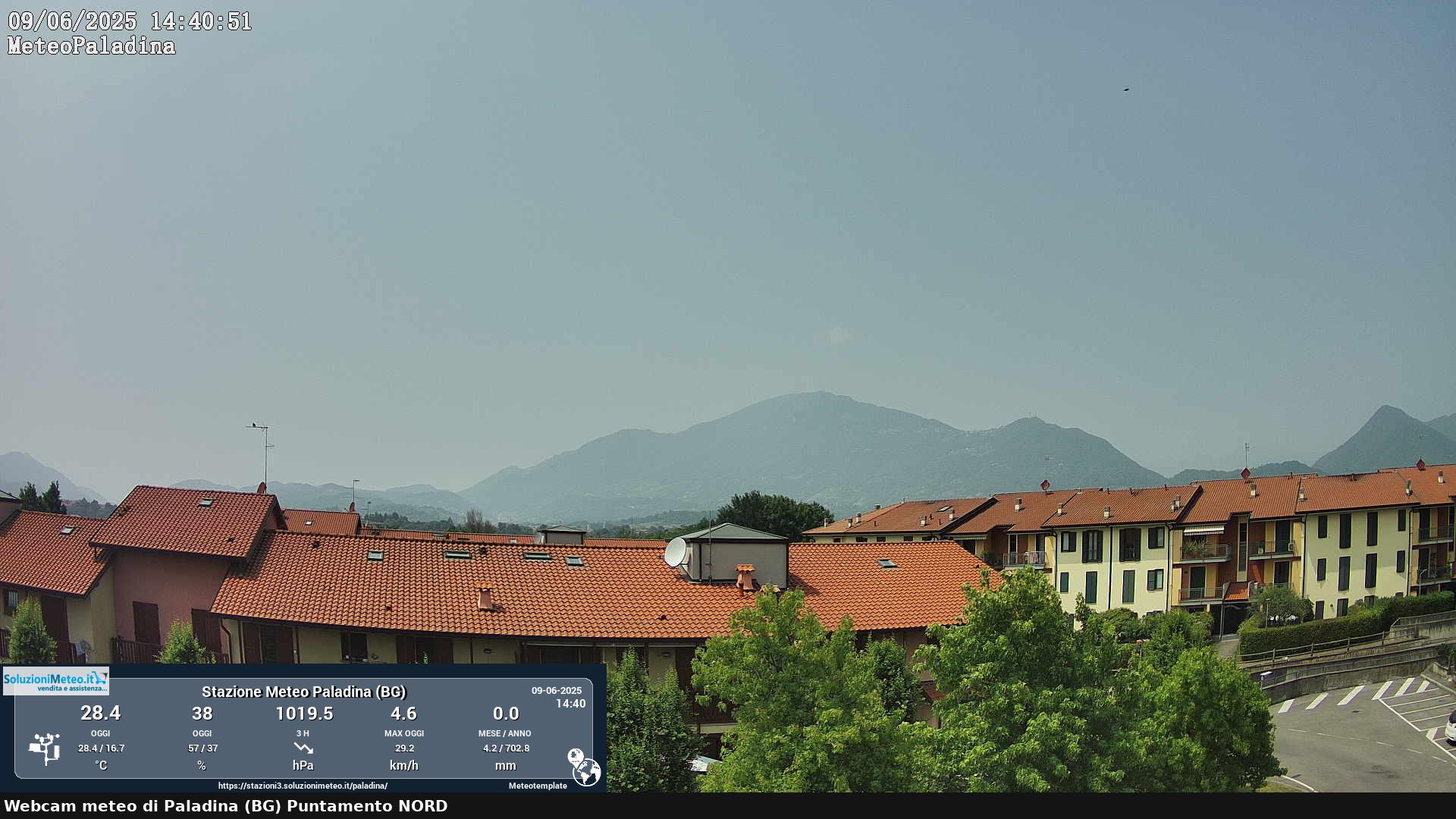 immagine della webcam nei dintorni di Bonate Sotto: webcam Paladina