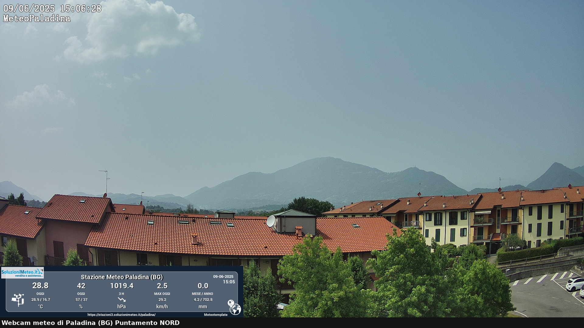 immagine della webcam nei dintorni di Valbrembo: webcam Paladina