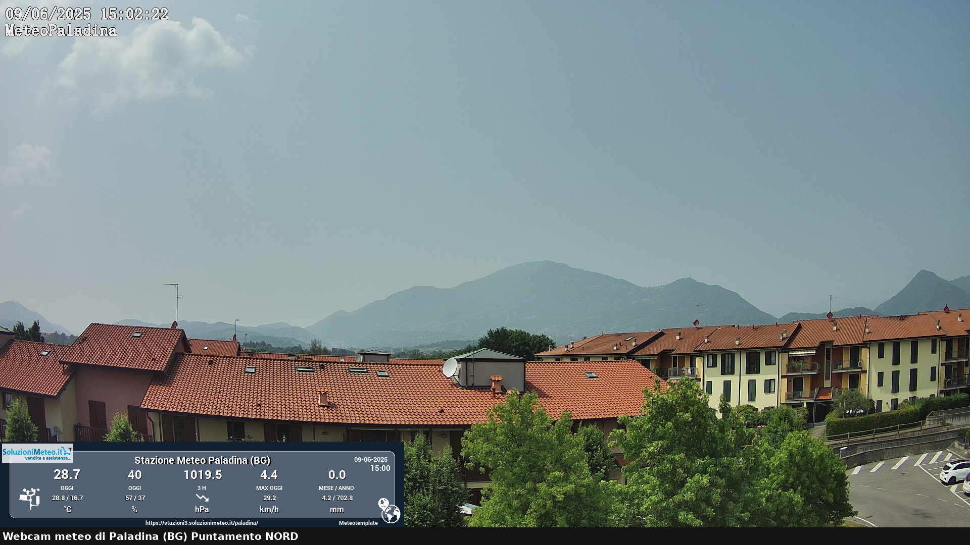 immagine della webcam nei dintorni di San Pellegrino Terme: webcam Paladina