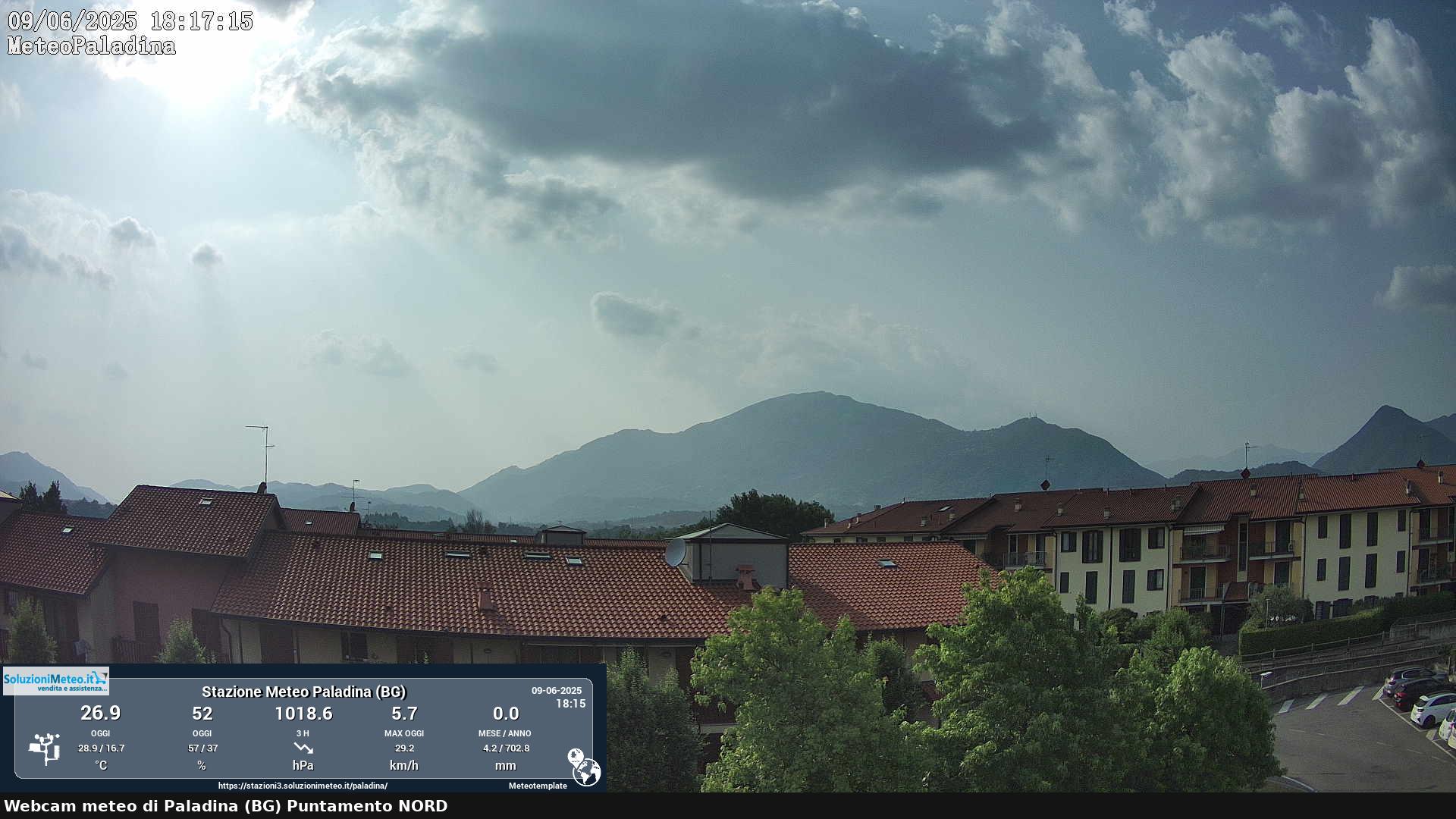 immagine della webcam nei dintorni di Ornago: webcam Paladina