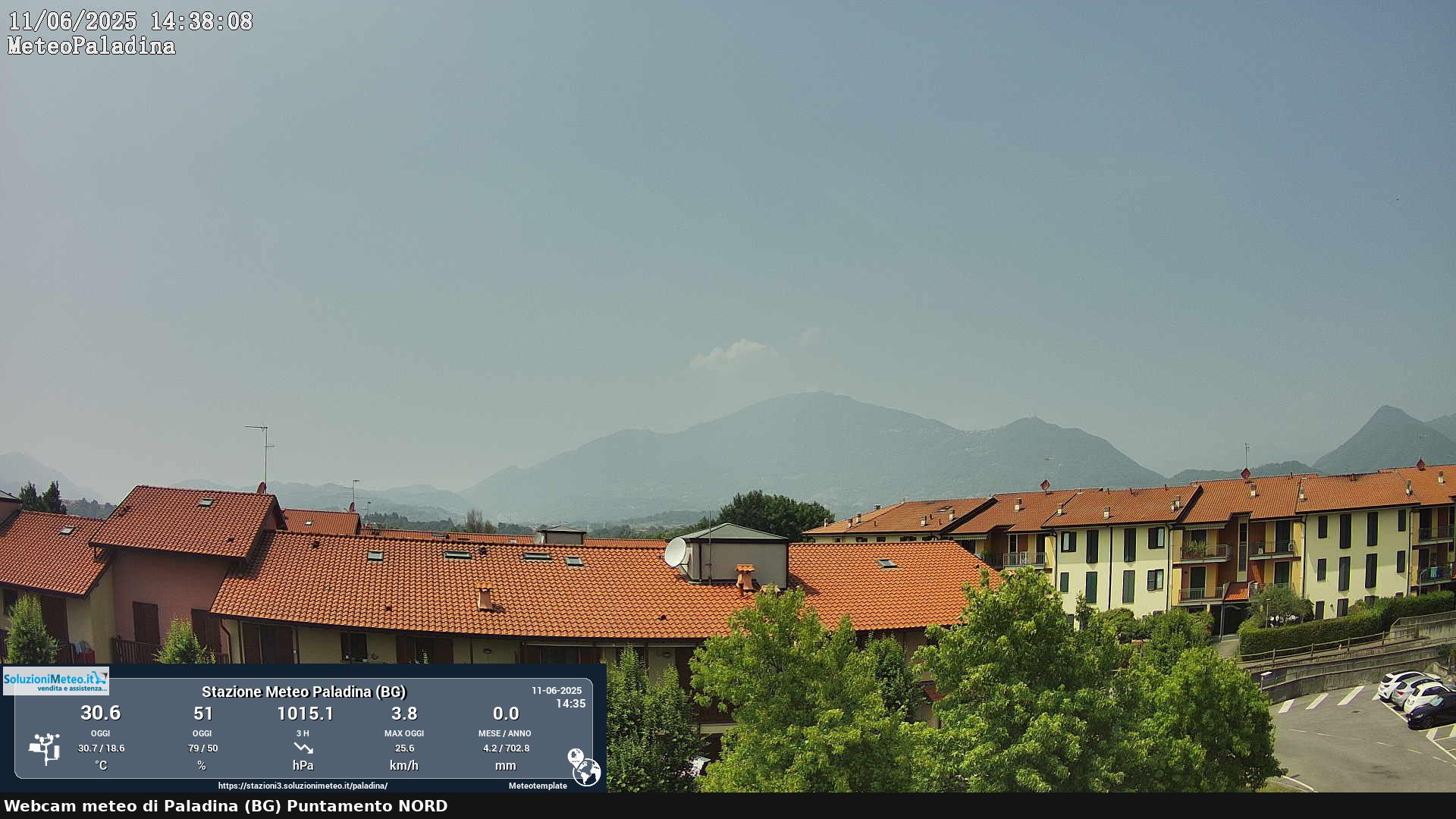 immagine della webcam nei dintorni di San Pellegrino Terme: webcam Paladina