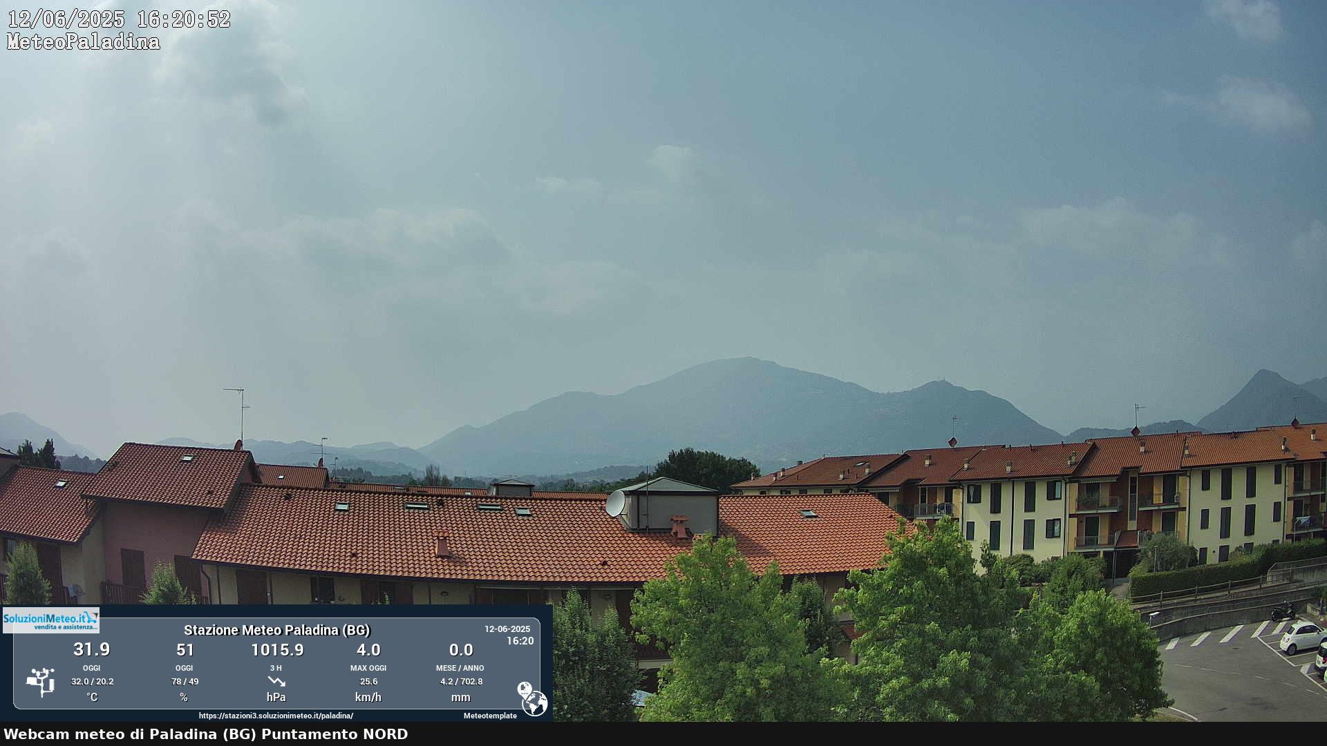 immagine della webcam nei dintorni di San Giovanni Bianco: webcam Paladina