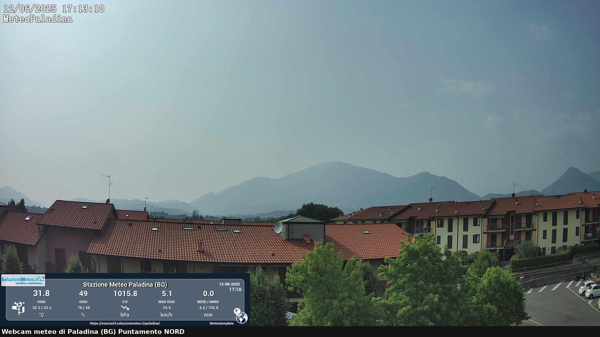 immagine della webcam nei dintorni di Valbrembo: webcam Paladina