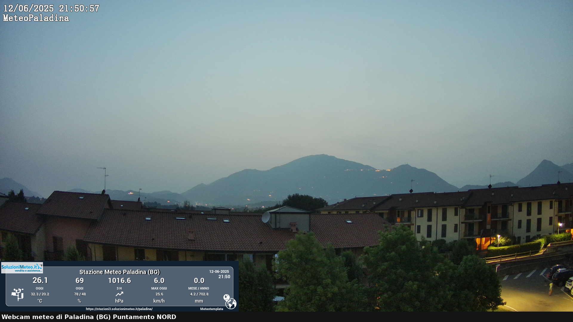 immagine della webcam nei dintorni di Valbrembo: webcam Paladina