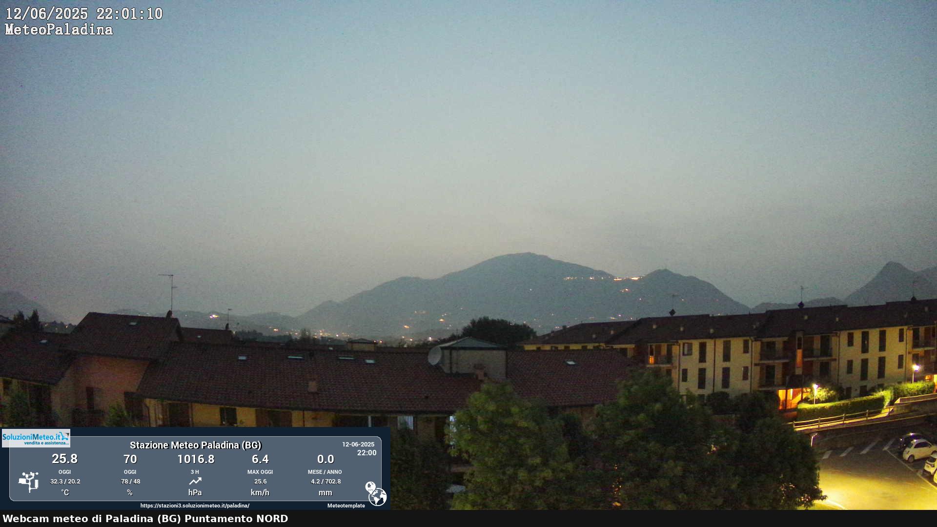 immagine della webcam nei dintorni di Ponte San Pietro: webcam Paladina