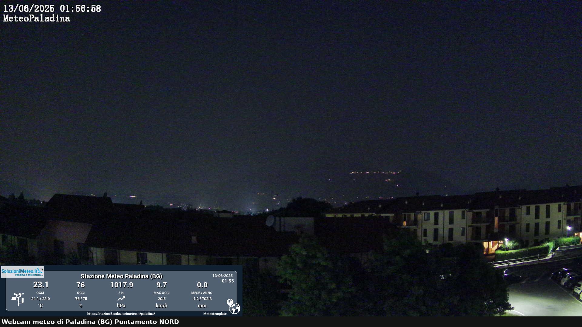 immagine della webcam nei dintorni di San Giovanni Bianco: webcam Paladina