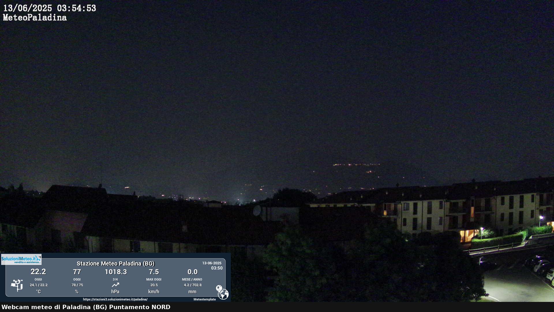 immagine della webcam nei dintorni di San Giovanni Bianco: webcam Paladina