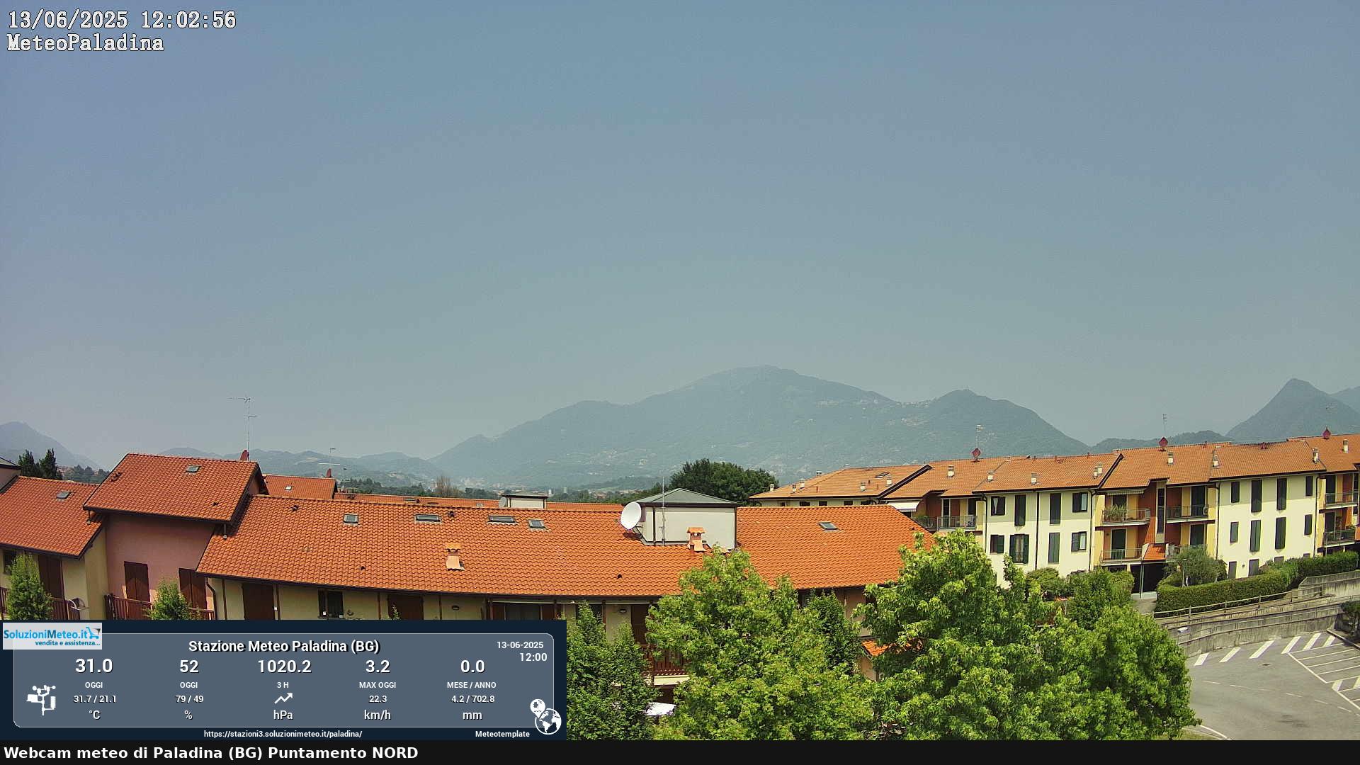 immagine della webcam nei dintorni di Bonate Sotto: webcam Paladina