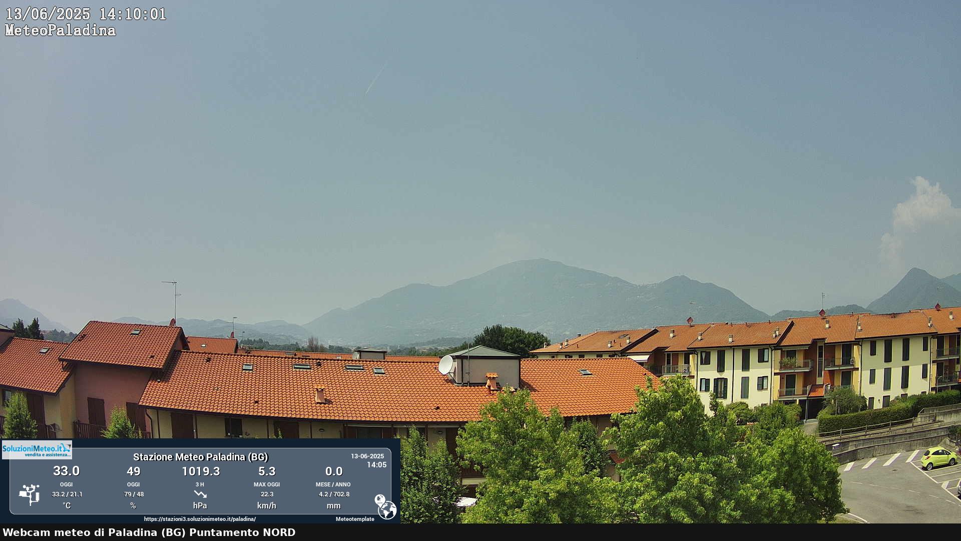immagine della webcam nei dintorni di San Giovanni Bianco: webcam Paladina