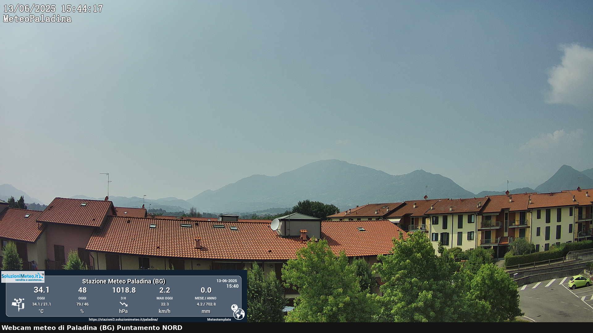 immagine della webcam nei dintorni di Valbrembo: webcam Paladina