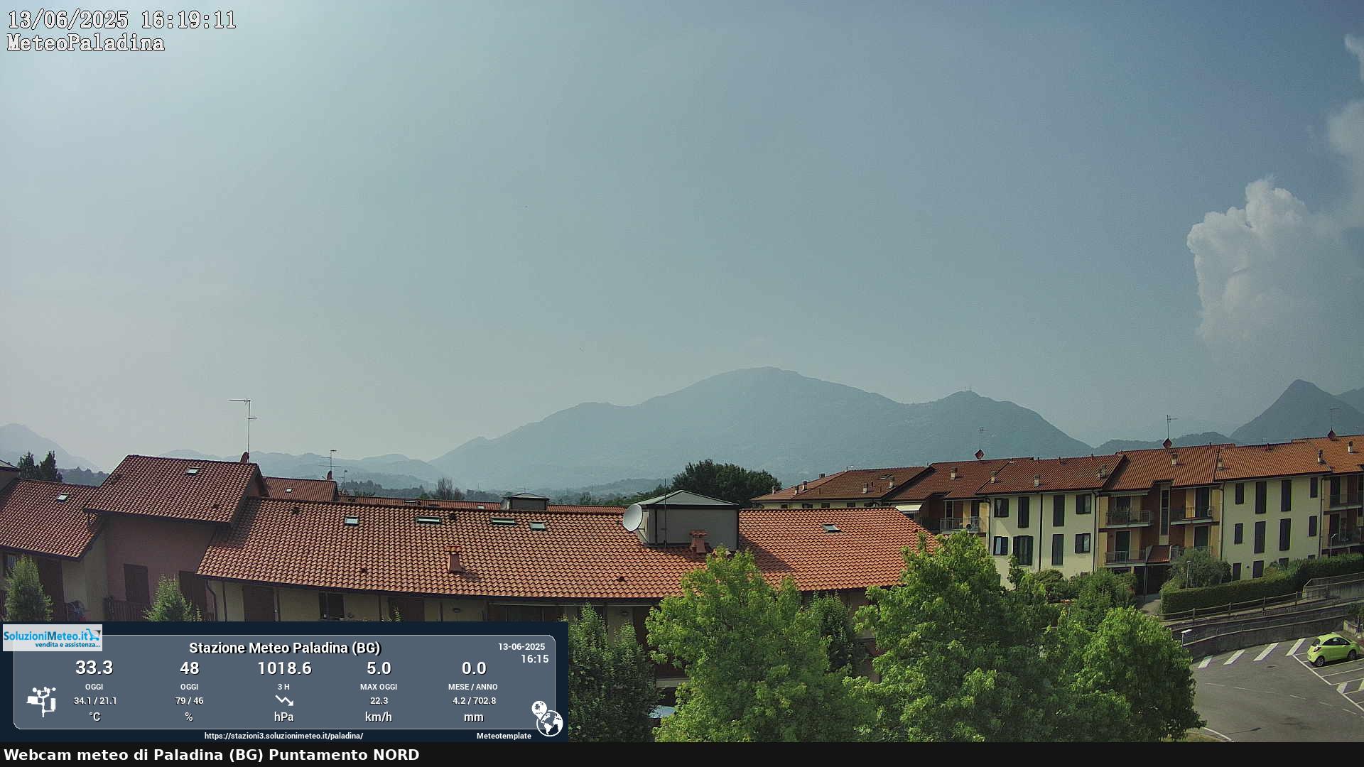 immagine della webcam nei dintorni di San Giovanni Bianco: webcam Paladina