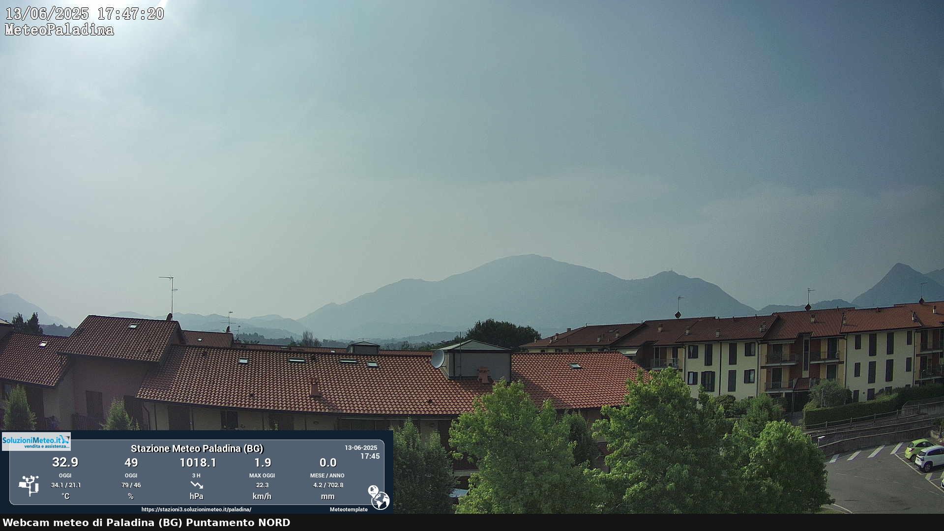 immagine della webcam nei dintorni di Monte Marenzo: webcam Paladina