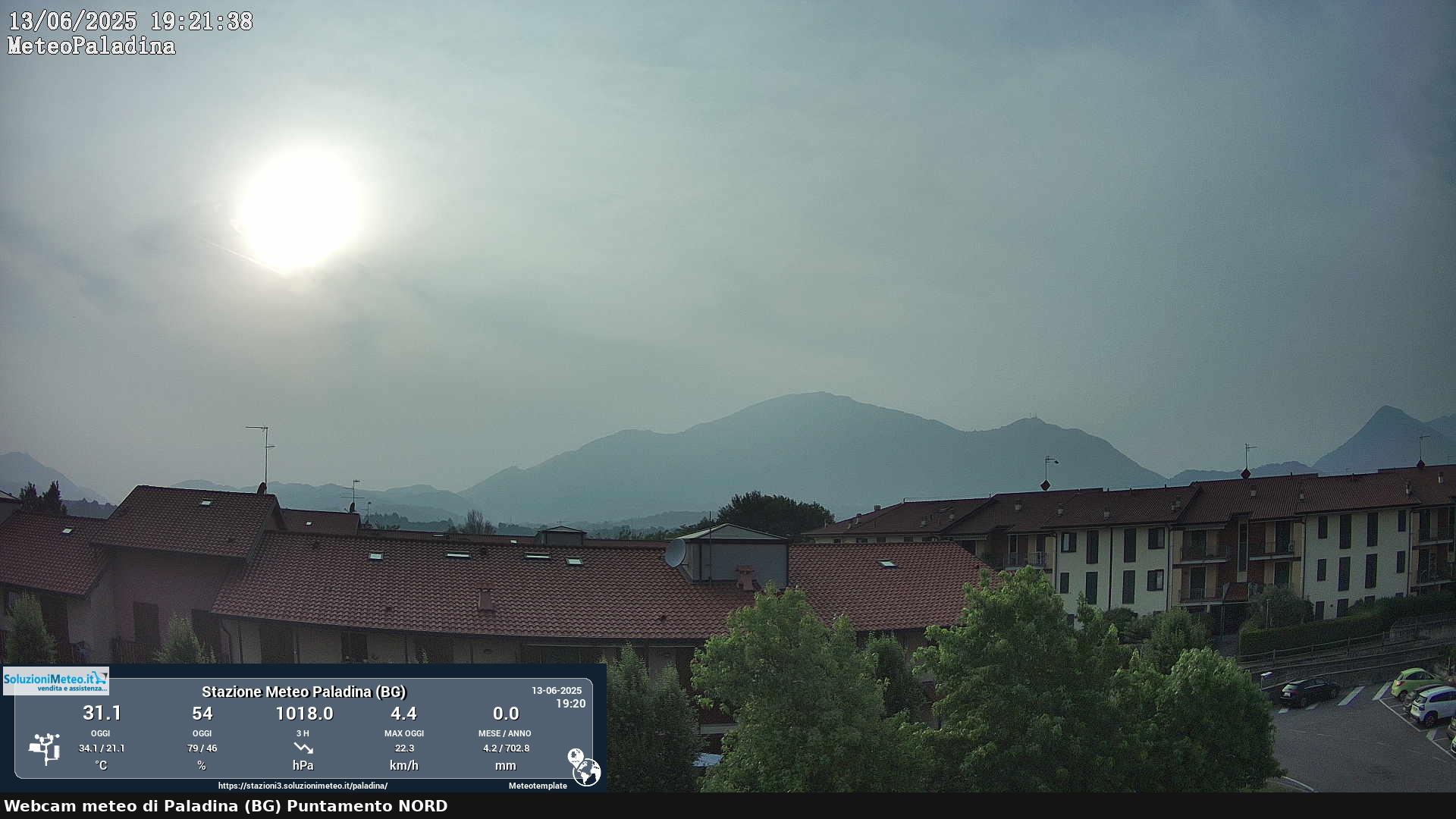 immagine della webcam nei dintorni di Bonate Sotto: webcam Paladina