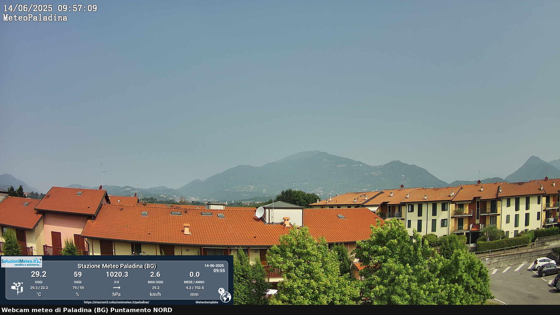 immagine della webcam nei dintorni di Ponte San Pietro: webcam Paladina