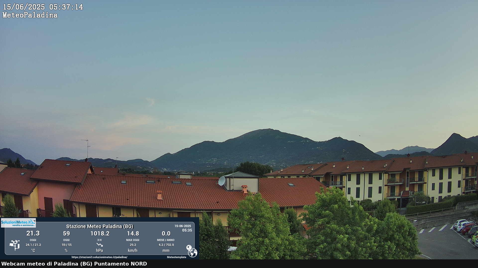 immagine della webcam nei dintorni di San Giovanni Bianco: webcam Paladina