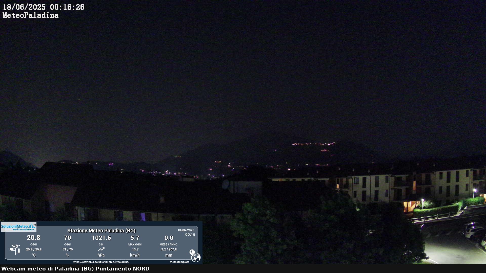 immagine della webcam nei dintorni di Valbrembo: webcam Paladina