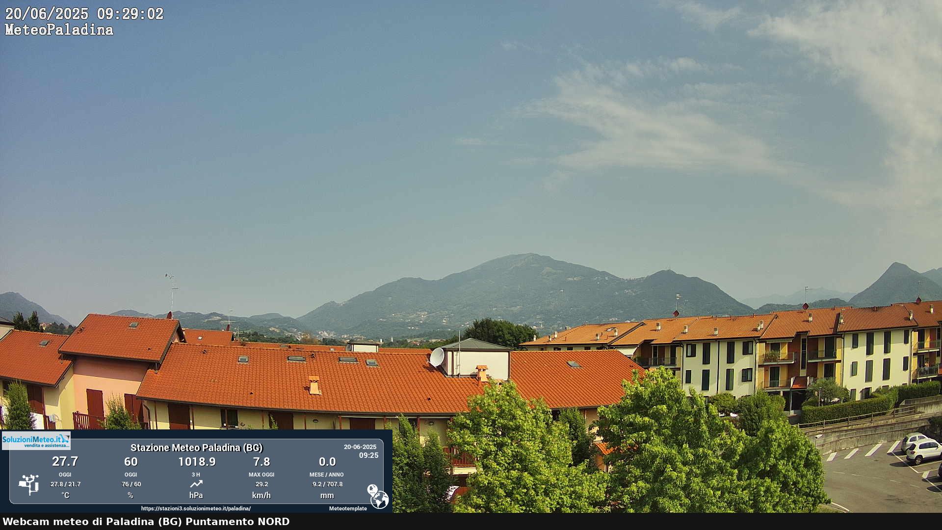 immagine della webcam nei dintorni di Ponte San Pietro: webcam Paladina