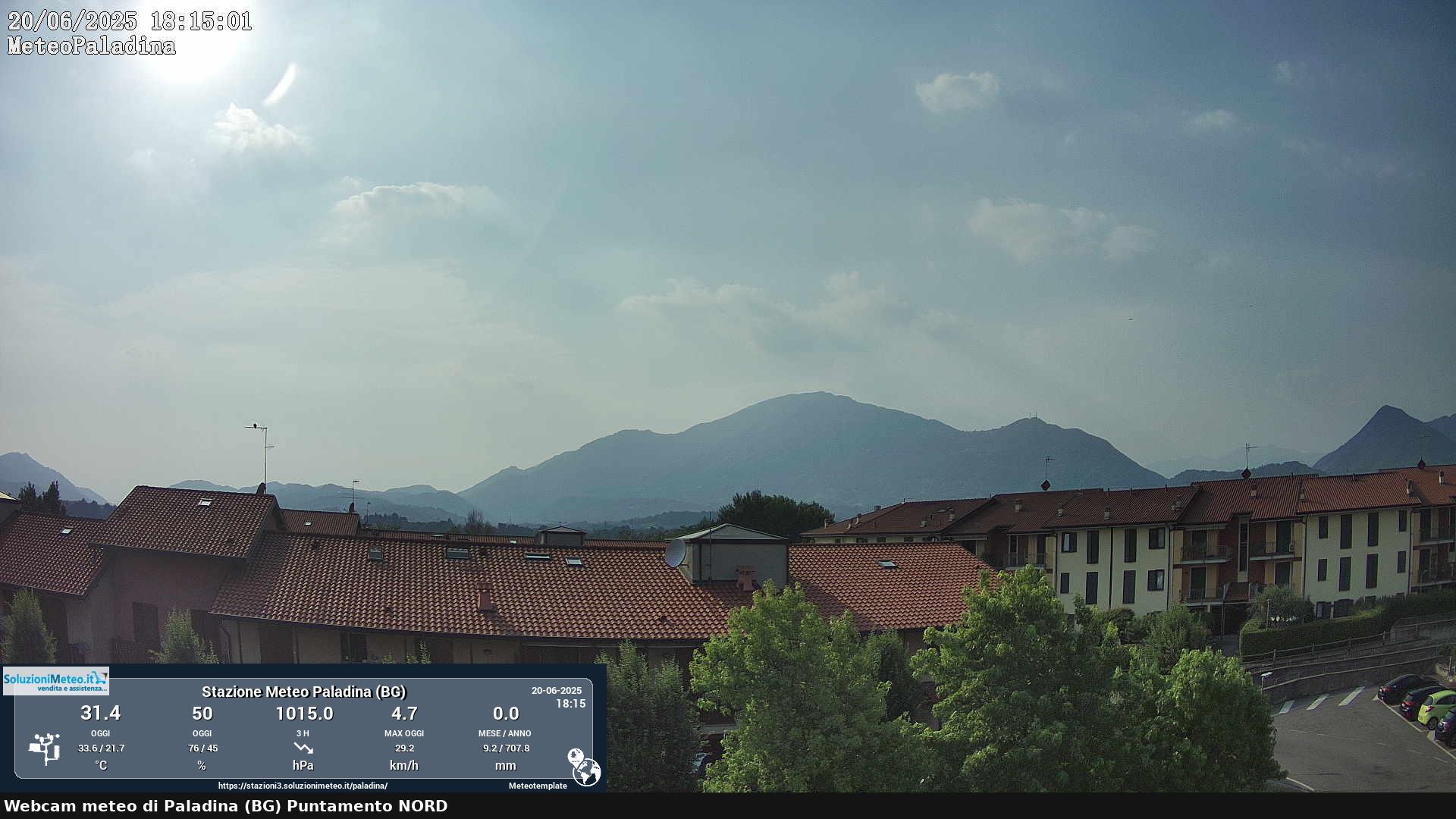 immagine della webcam nei dintorni di Vailate: webcam Paladina