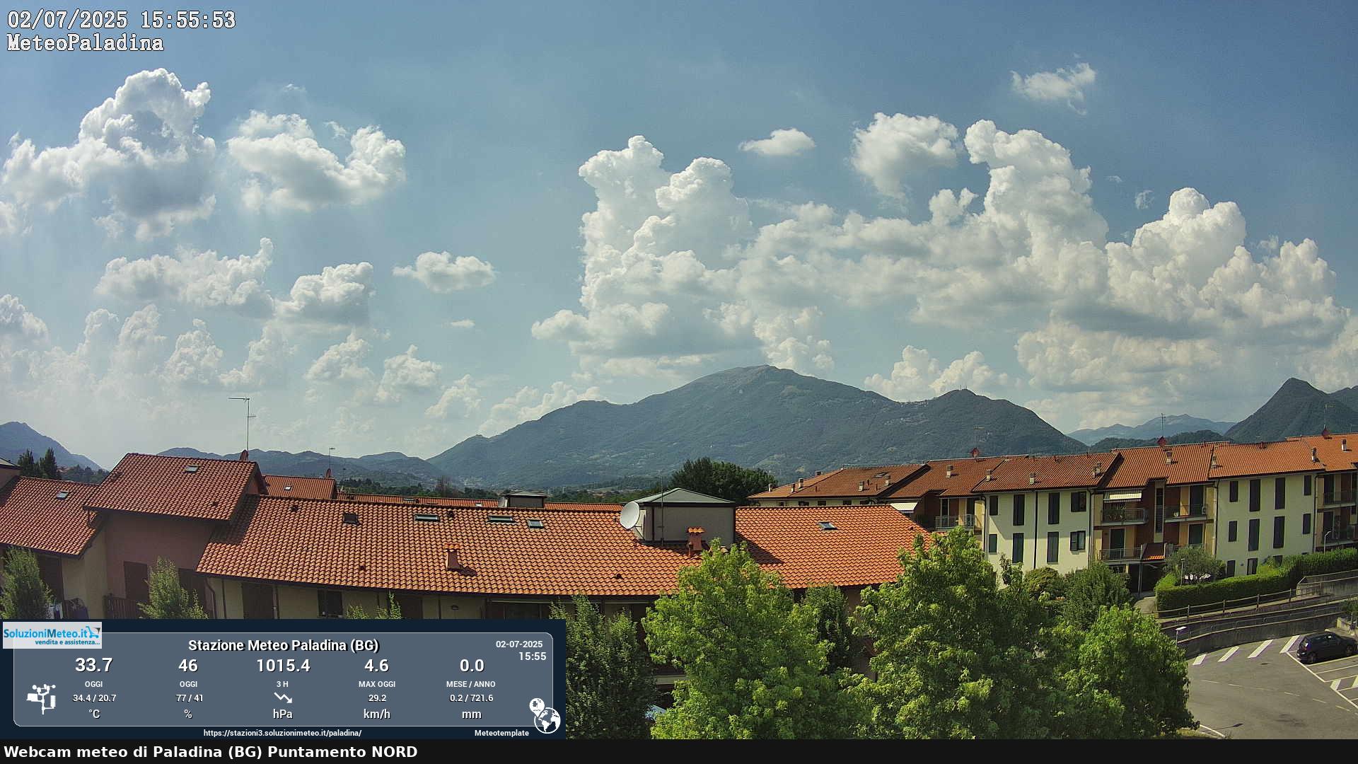 immagine della webcam nei dintorni di Vailate: webcam Paladina