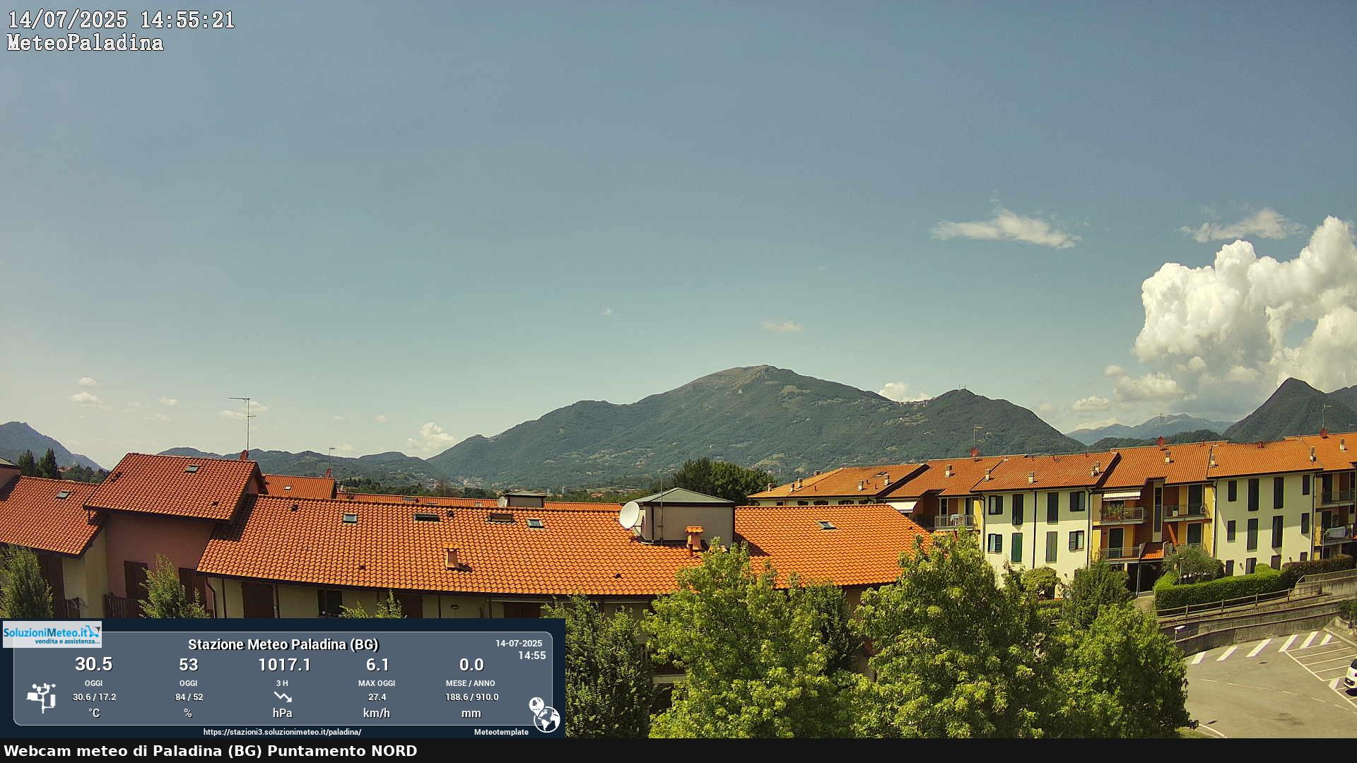 immagine della webcam nei dintorni di Strozza: webcam Paladina