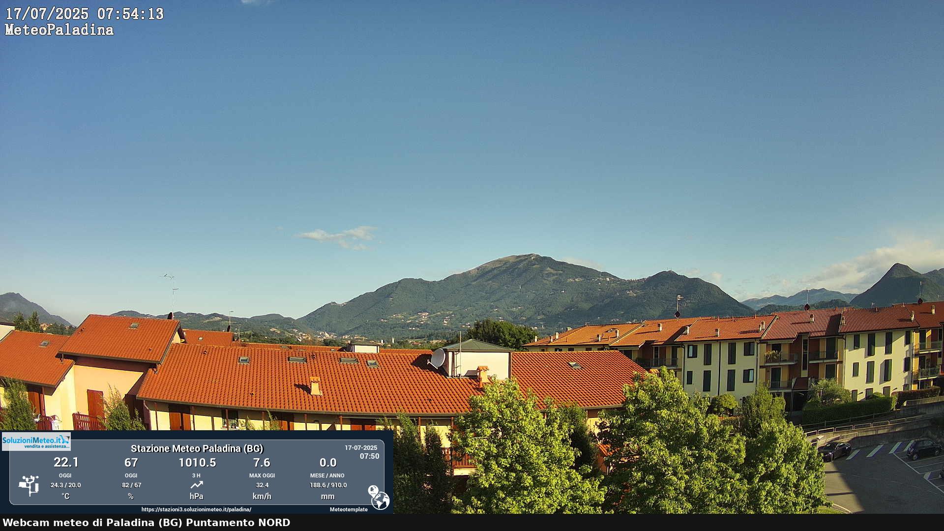 immagine della webcam nei dintorni di Valsecca: webcam Paladina