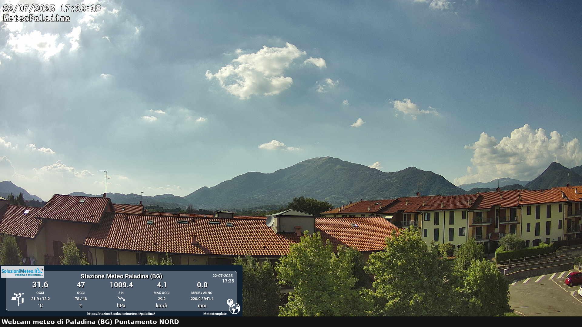 immagine della webcam nei dintorni di San Giovanni Bianco: webcam Paladina