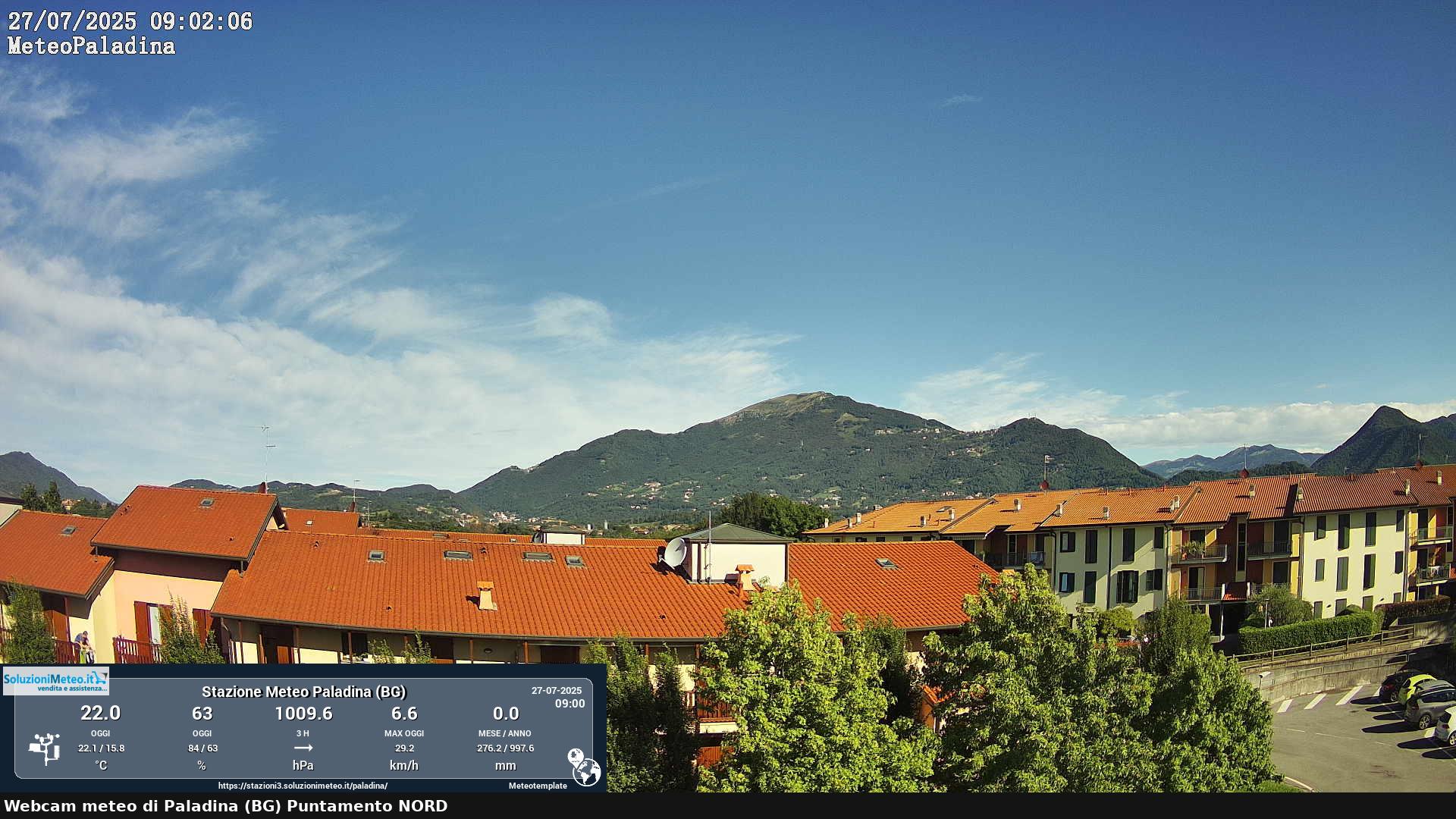 immagine della webcam nei dintorni di Strozza: webcam Paladina