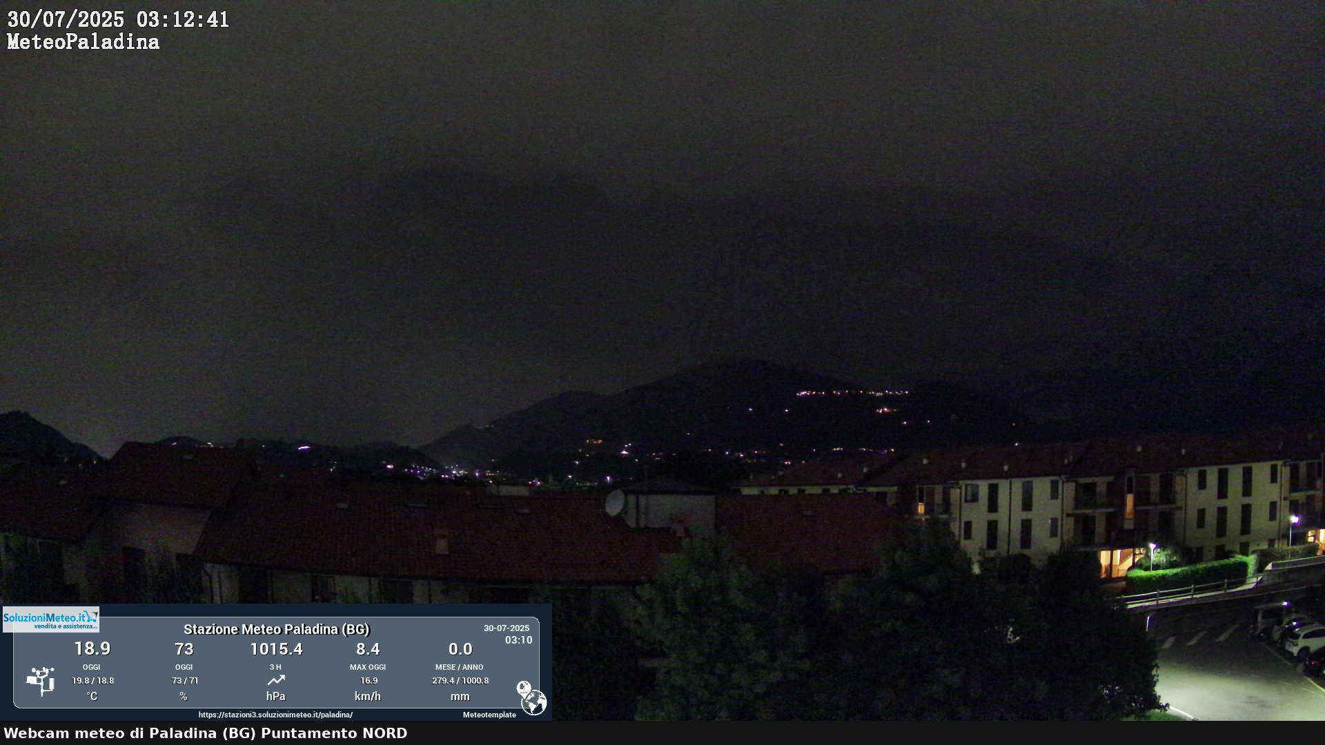 immagine della webcam nei dintorni di San Giovanni Bianco: webcam Paladina
