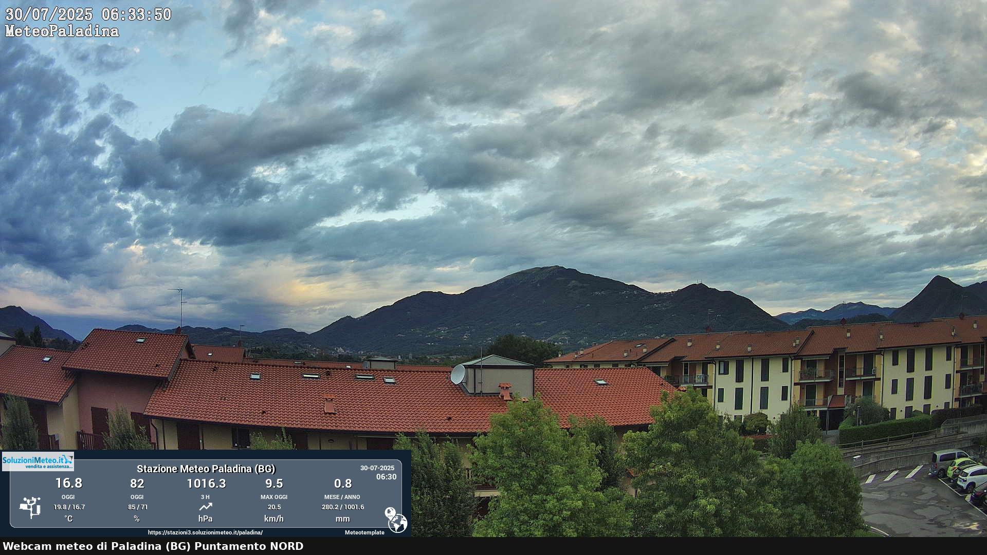 immagine della webcam nei dintorni di Valbrembo: webcam Paladina