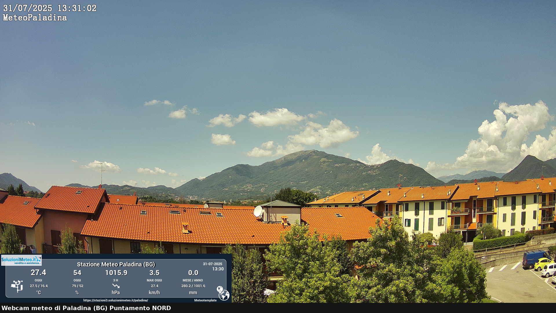 immagine della webcam nei dintorni di Bonate Sotto: webcam Paladina