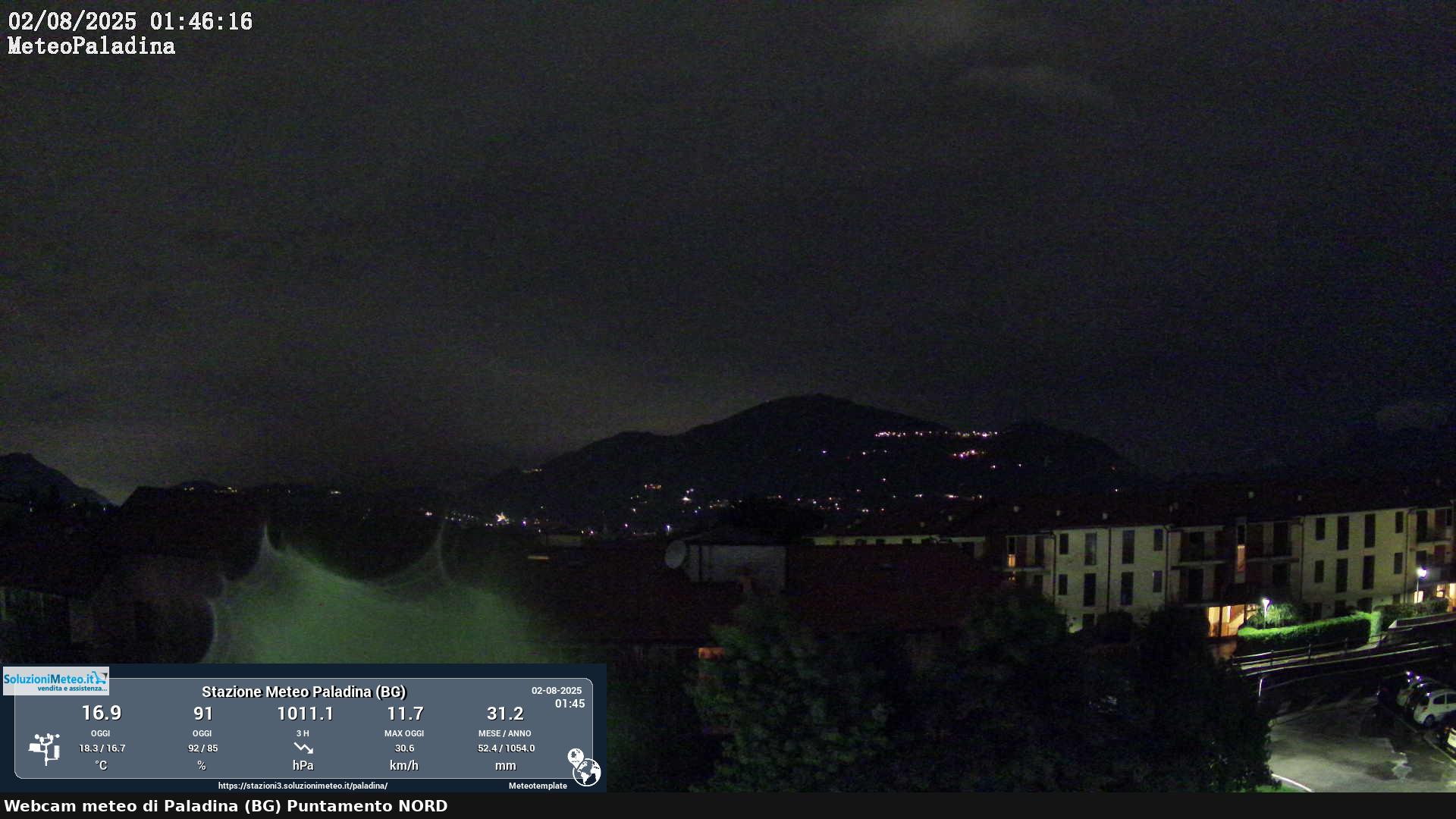 immagine della webcam nei dintorni di Bonate Sotto: webcam Paladina