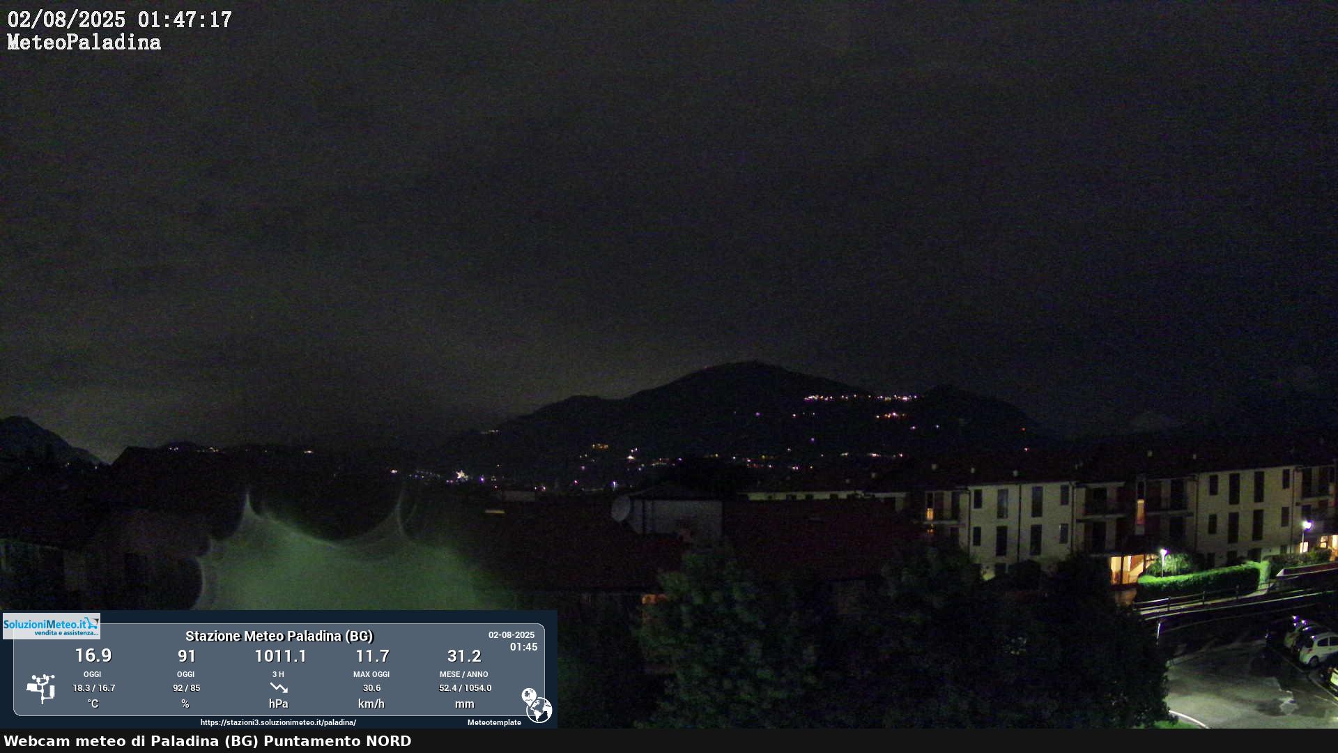 immagine della webcam nei dintorni di Bonate Sotto: webcam Paladina