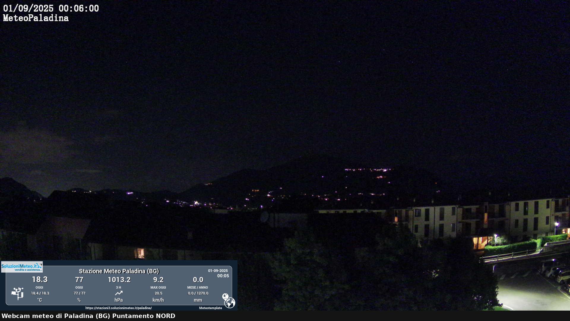 immagine della webcam nei dintorni di Cornate d'Adda: webcam Paladina