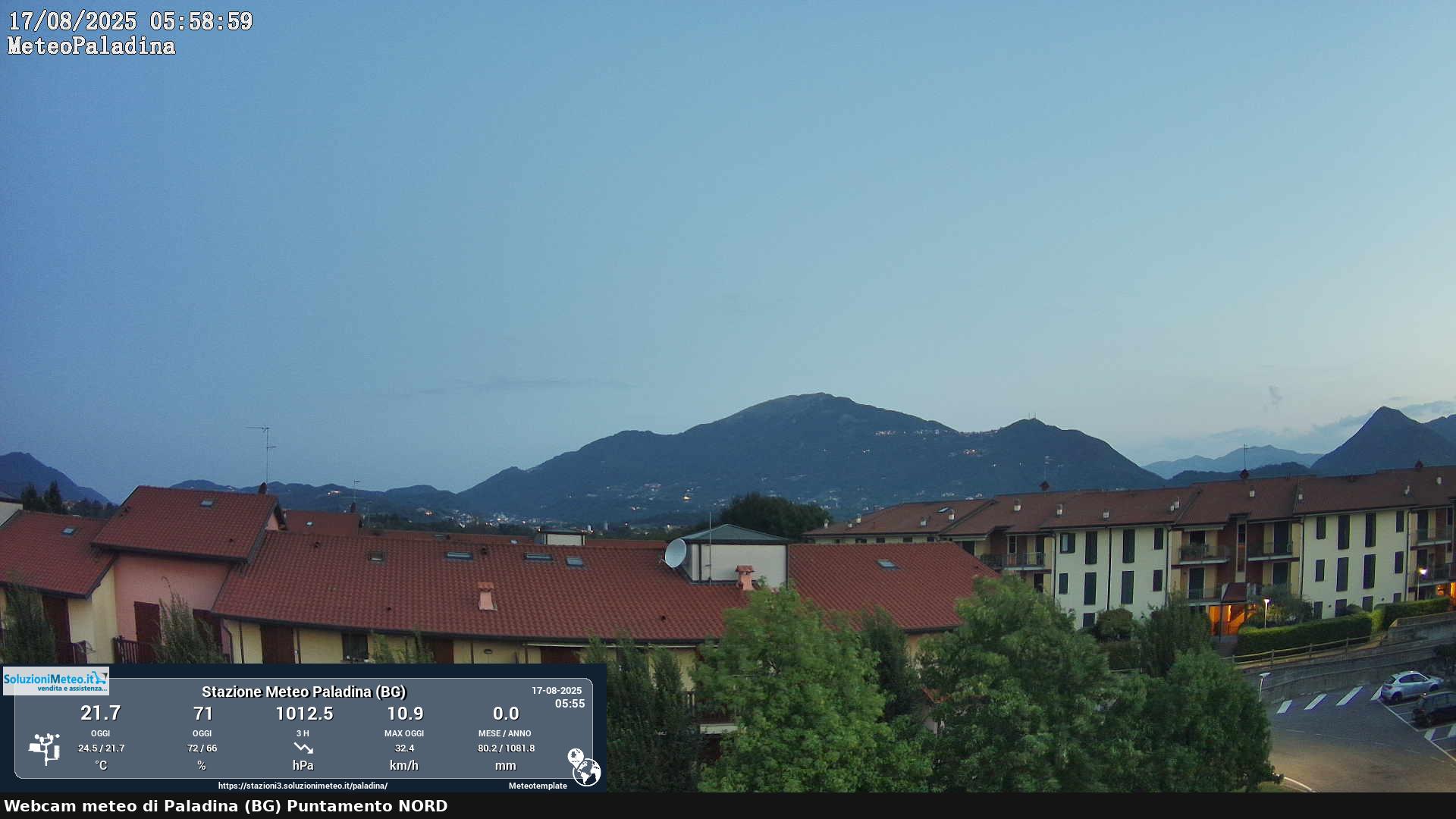 immagine della webcam nei dintorni di Vailate: webcam Paladina