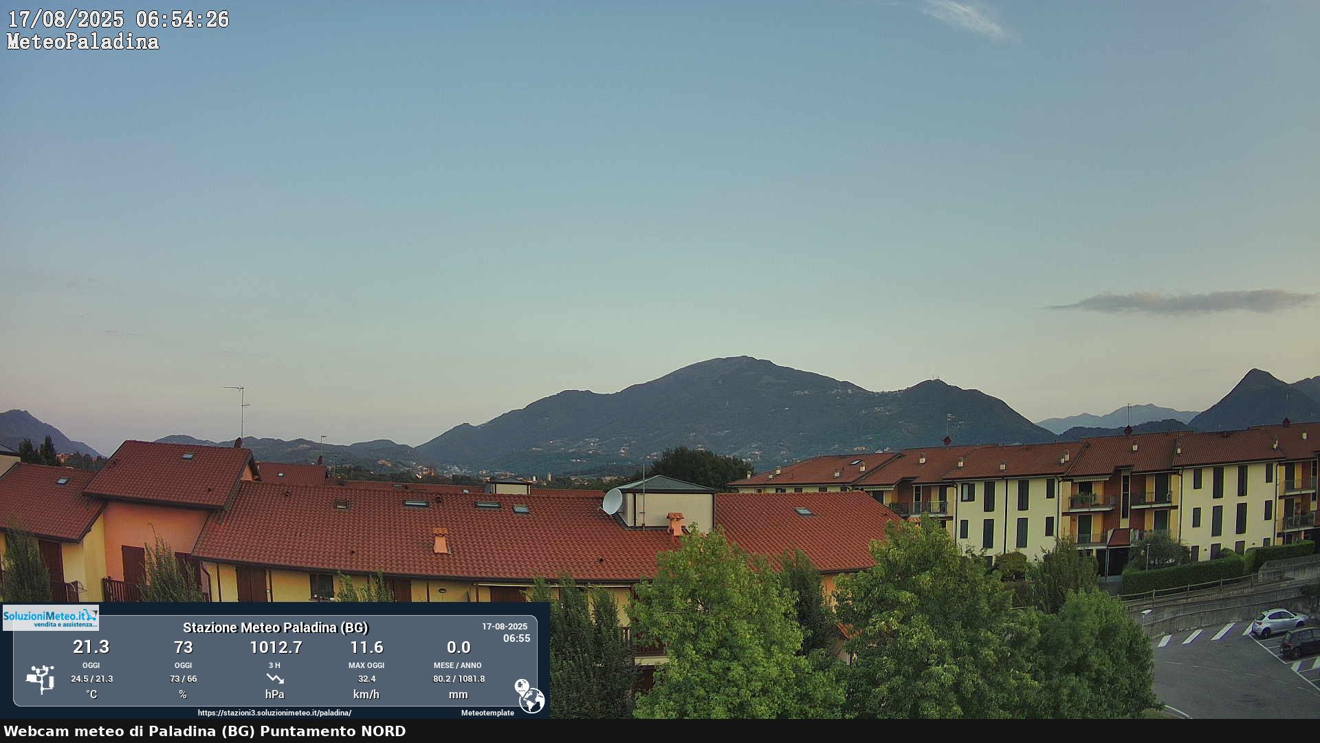 immagine della webcam nei dintorni di San Pellegrino Terme: webcam Paladina