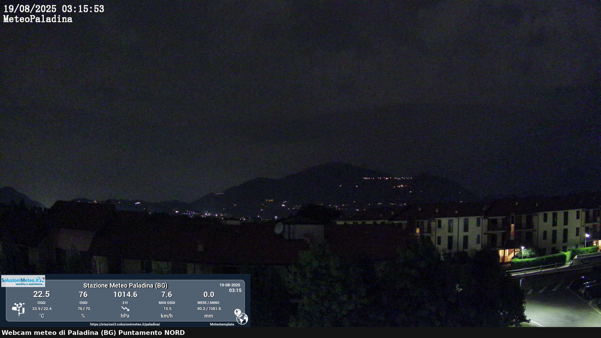 immagine della webcam nei dintorni di Orio al Serio: webcam Paladina