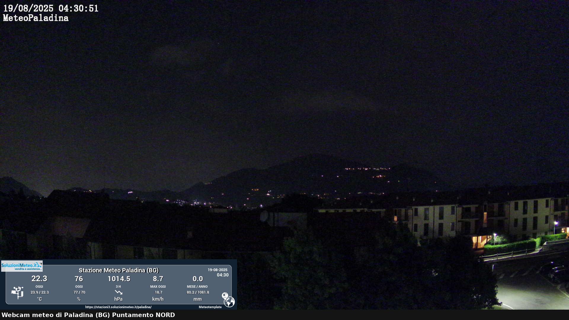 immagine della webcam nei dintorni di Orio al Serio: webcam Paladina