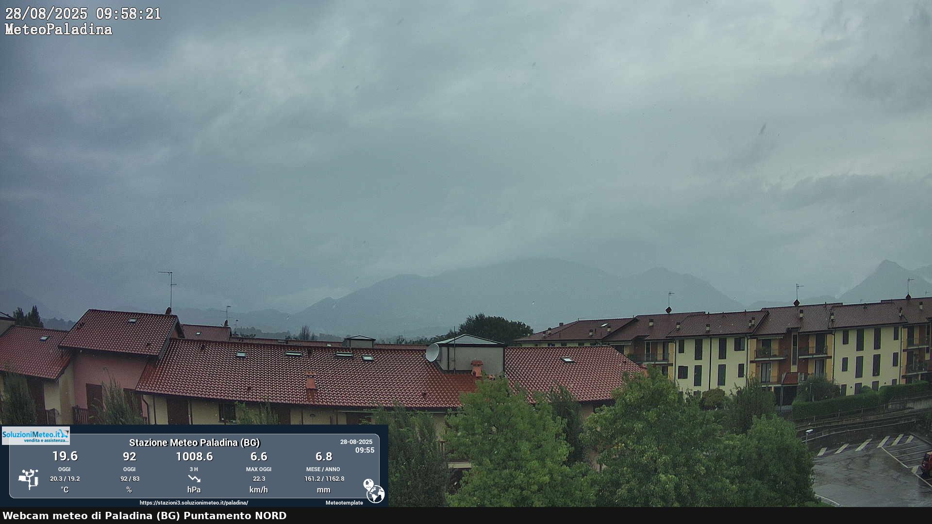 immagine della webcam nei dintorni di Bergamo: webcam Paladina