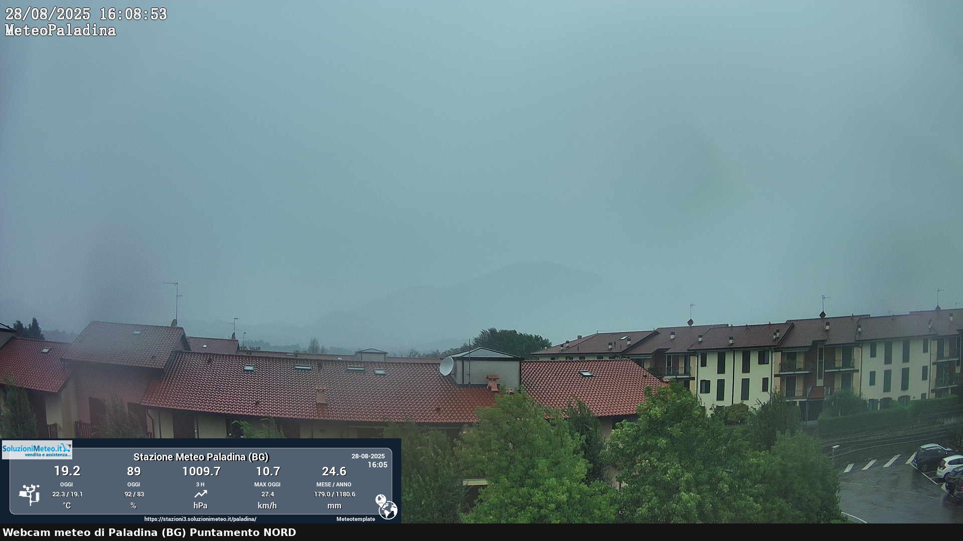 immagine della webcam nei dintorni di Cornate d'Adda: webcam Paladina