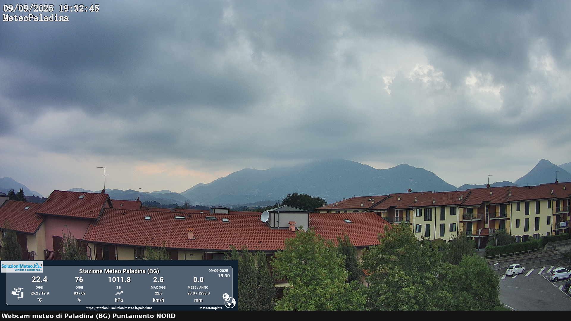 immagine della webcam nei dintorni di San Pellegrino Terme: webcam Paladina