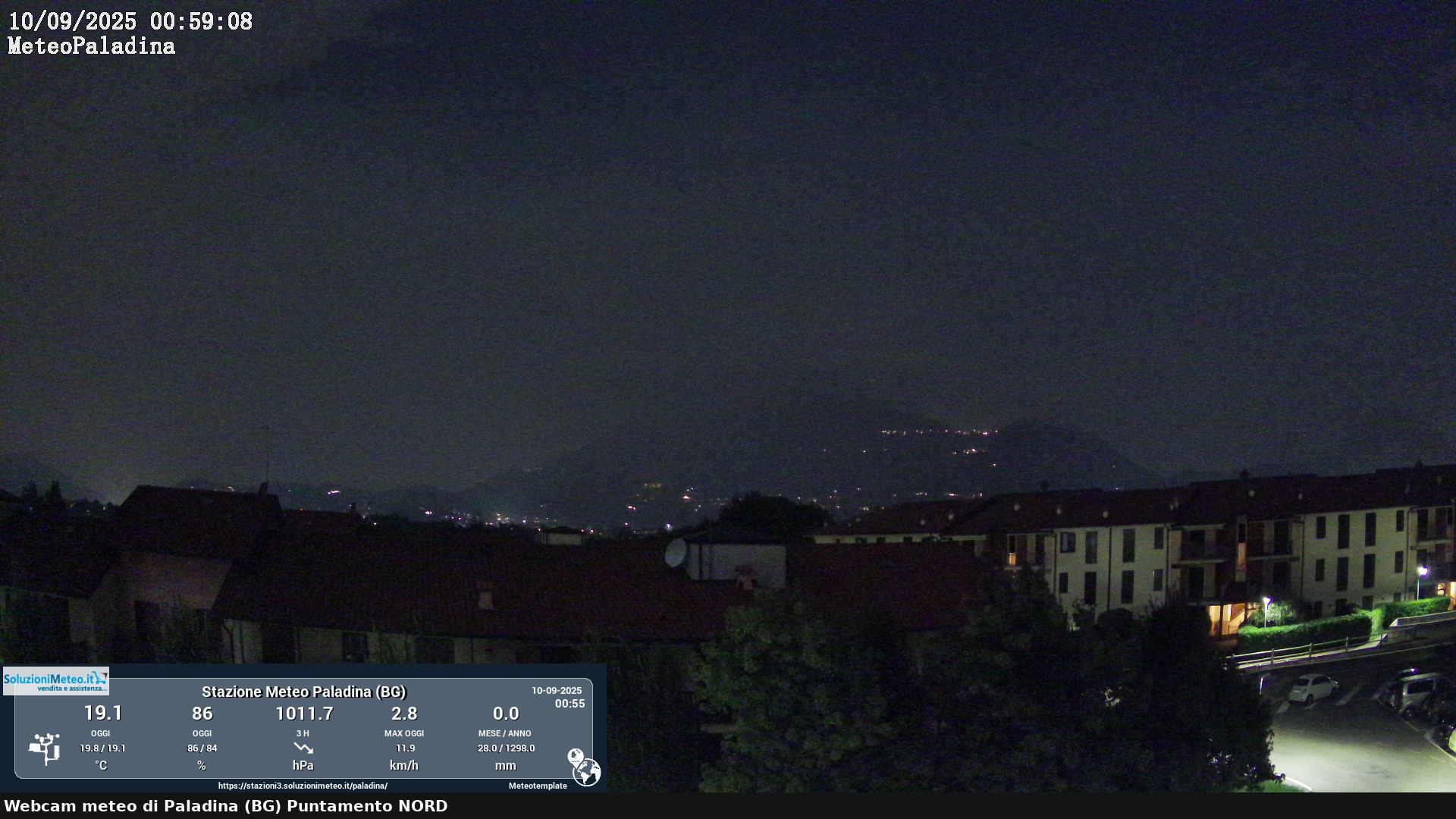 immagine della webcam nei dintorni di San Pellegrino Terme: webcam Paladina